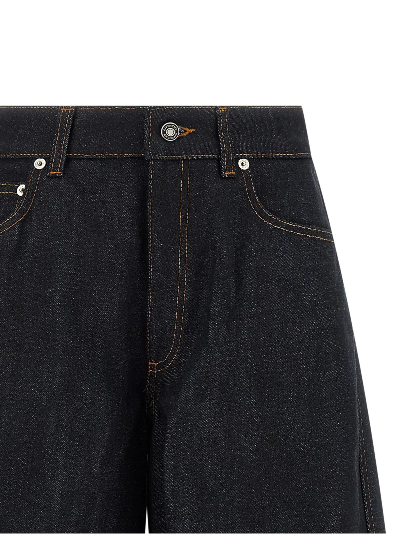Givenchy Blue Cotton Flared Jeans