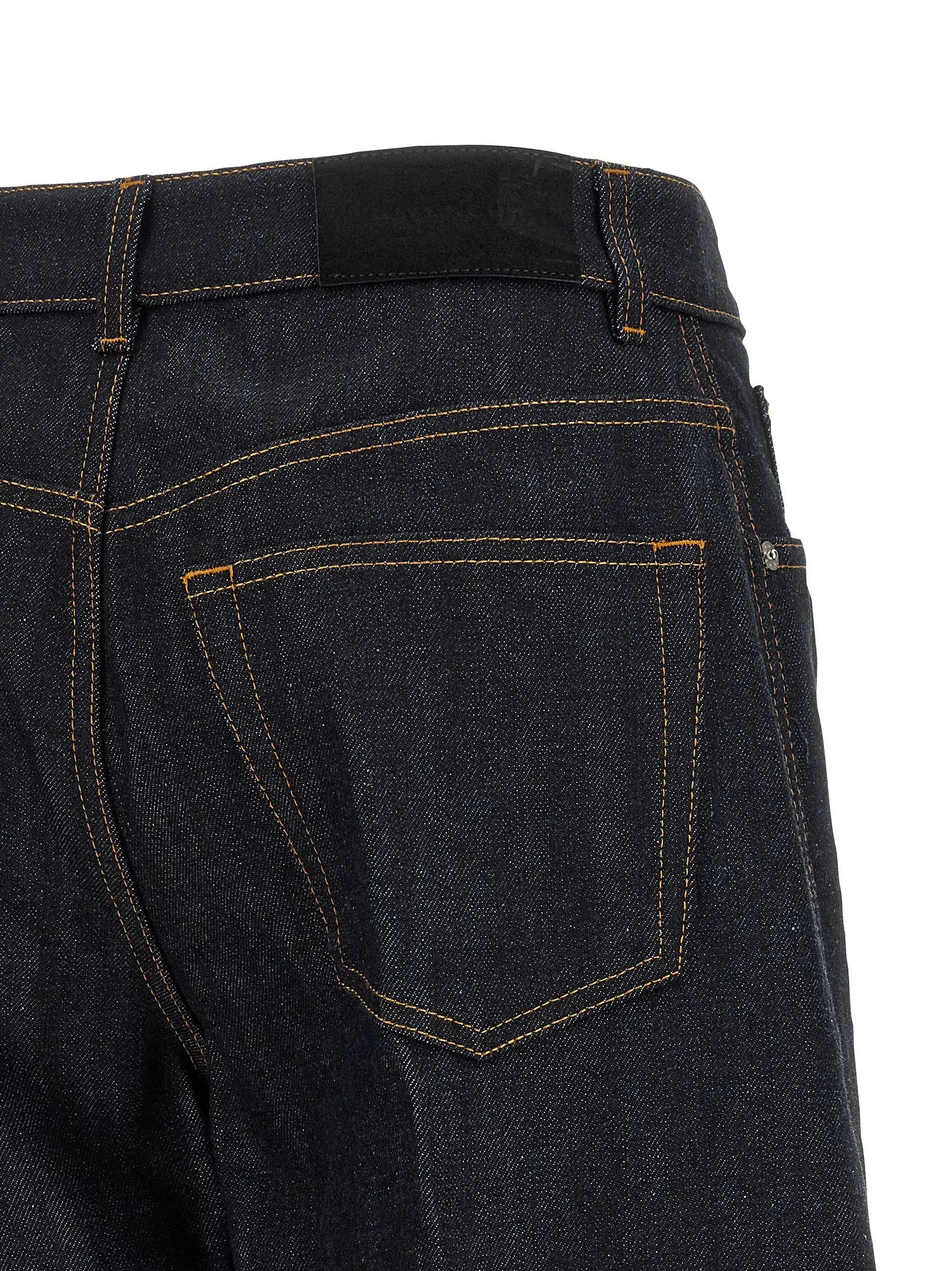 Givenchy Blue Cotton Flared Jeans