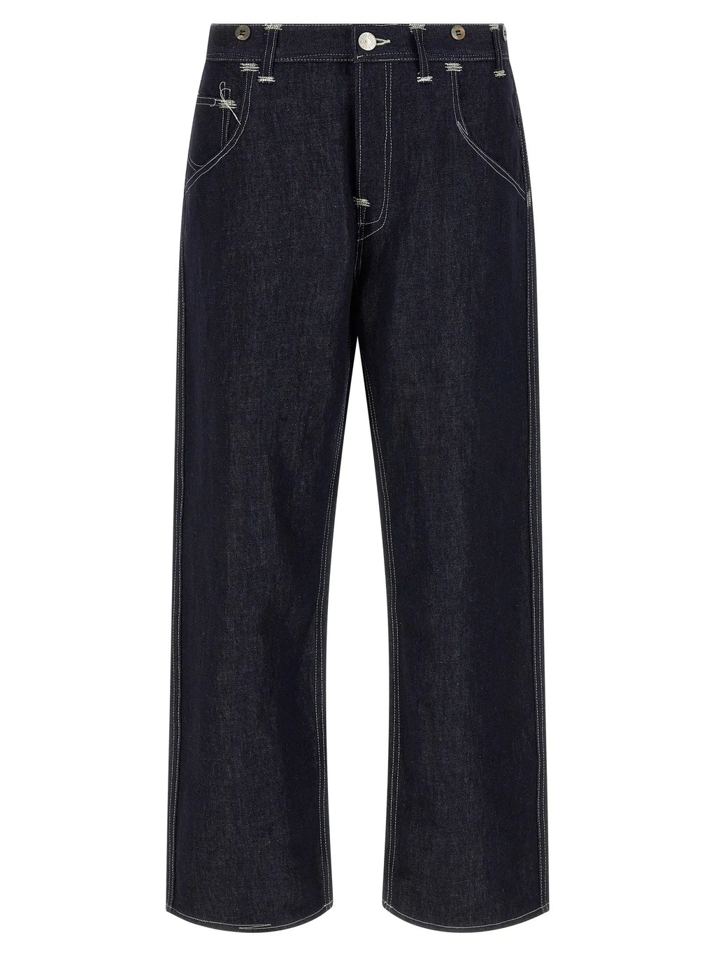 Junya Watanabe Blue Cotton Straight-Leg Jeans