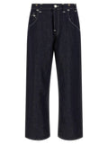 Junya Watanabe Blue Cotton Straight-Leg Jeans