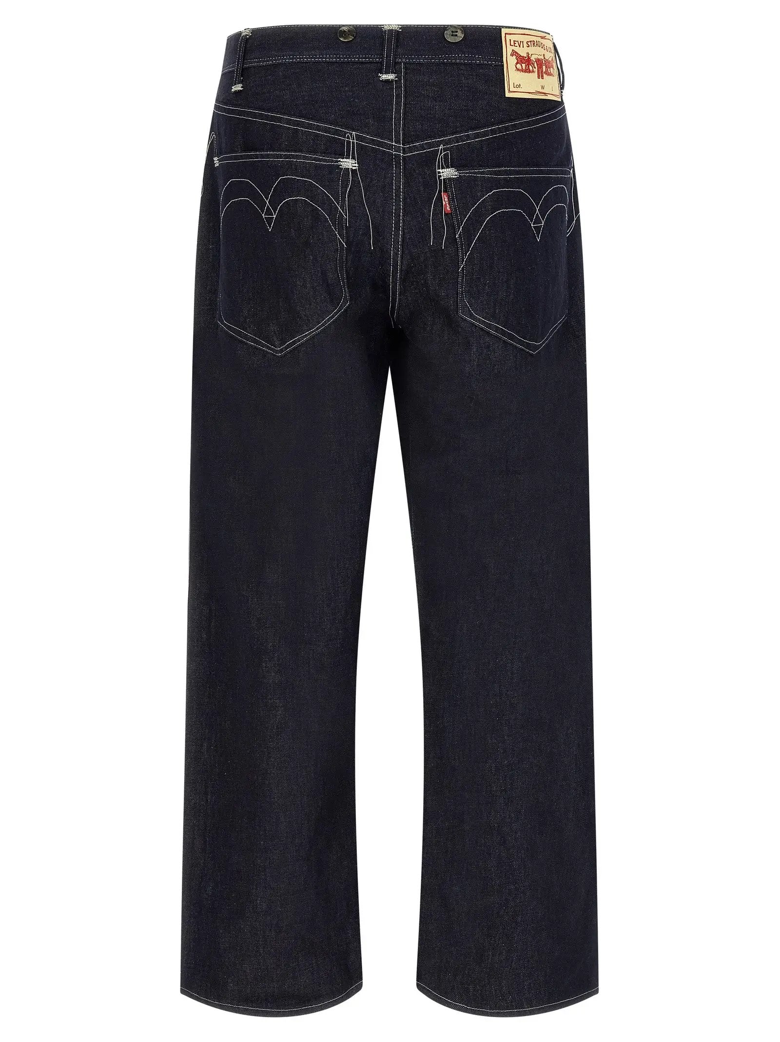 Junya Watanabe Blue Cotton Straight-Leg Jeans