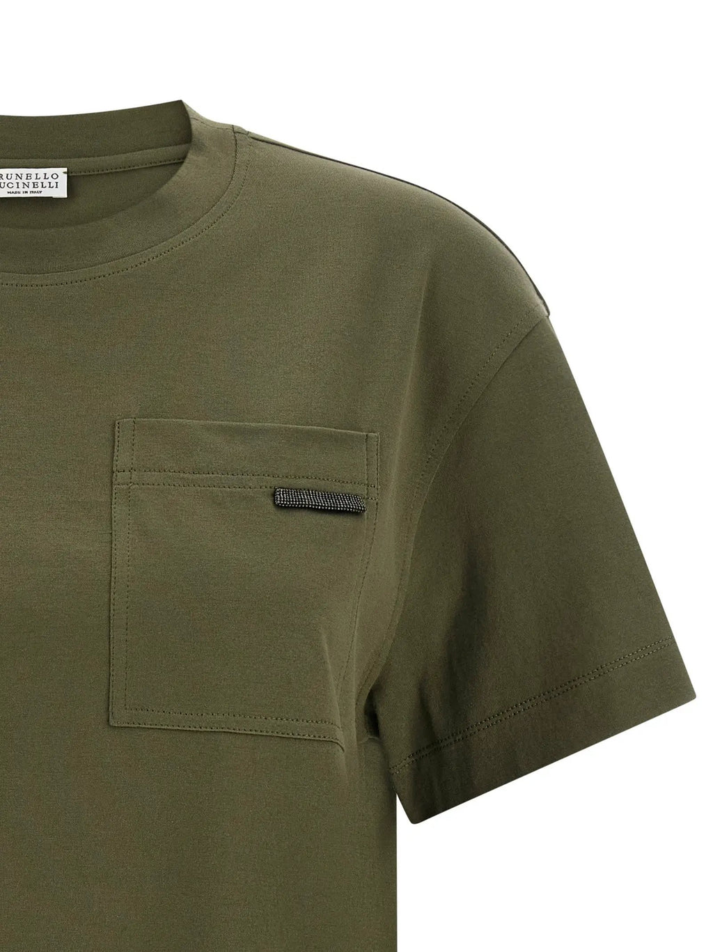 Brunello Cucinelli Bicolor Cotton T-Shirt