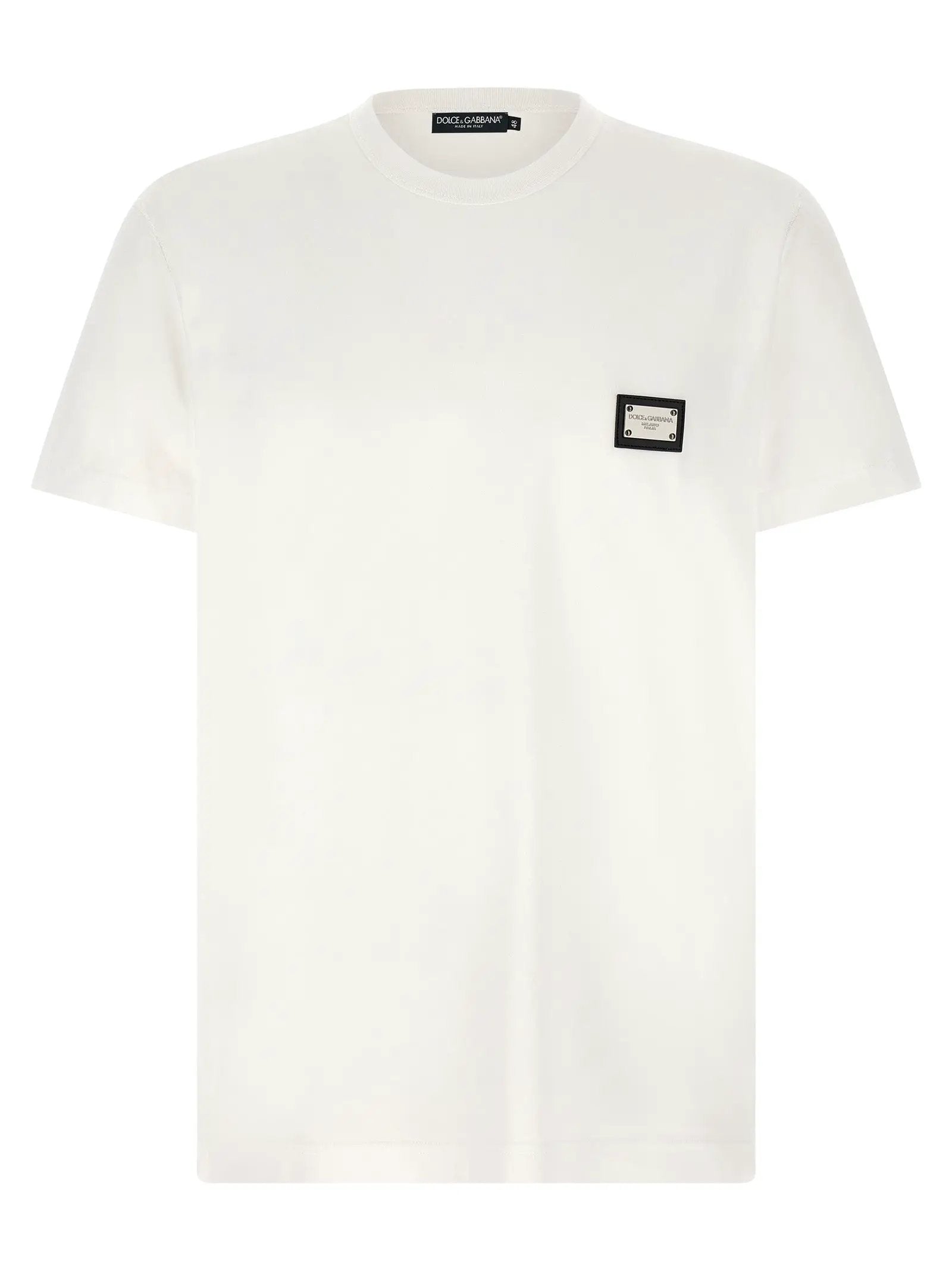 Dolce & Gabbana White Cotton T-Shirt