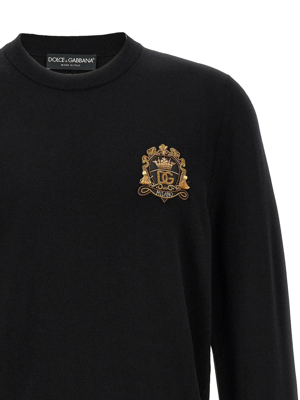 Cardigan Dolce & Gabbana en laine vierge noire