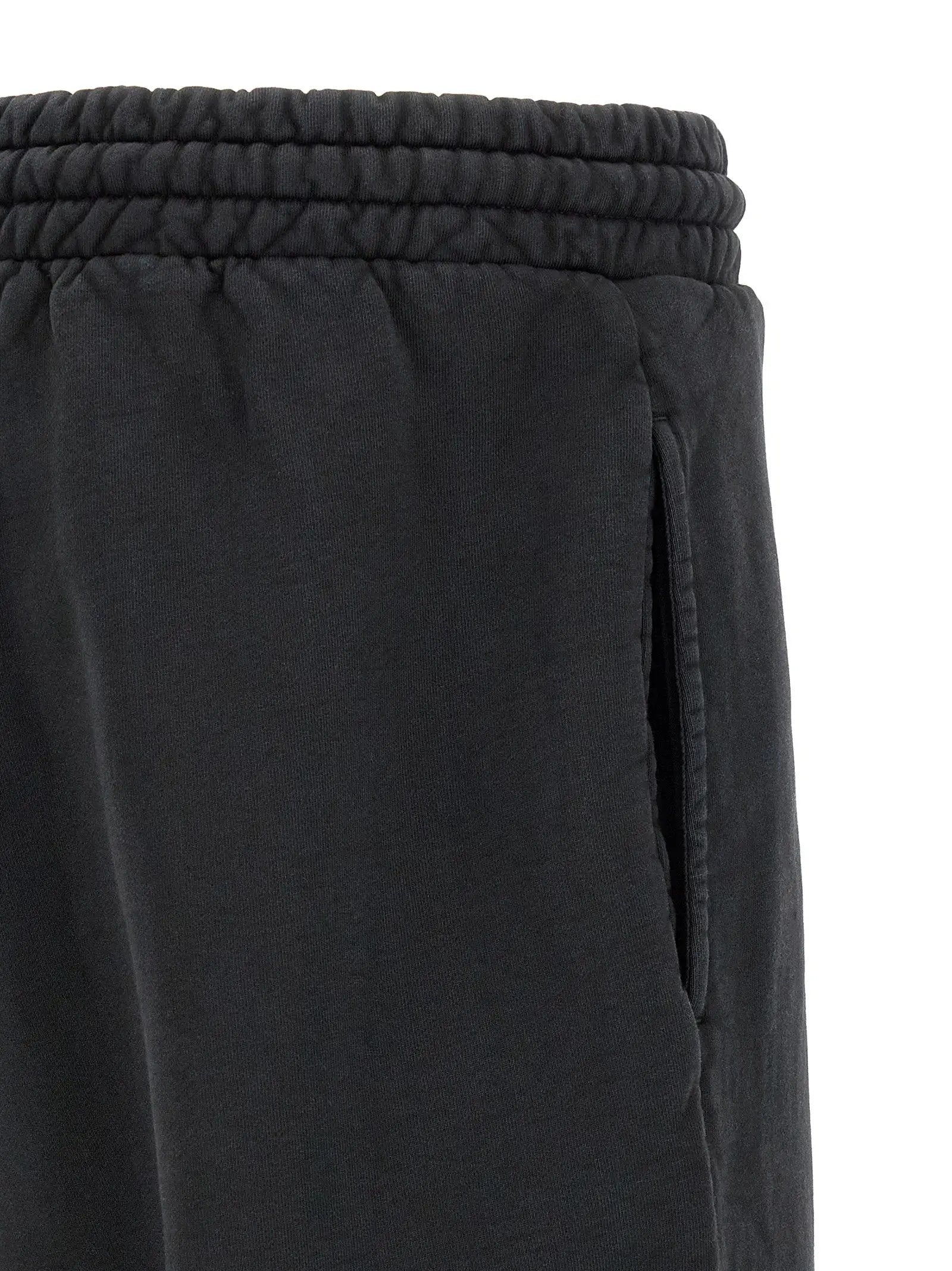 Fear Of God Black Cotton Joggers (Workout Pants)