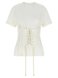 Alexander McQueen White Cotton T-Shirt