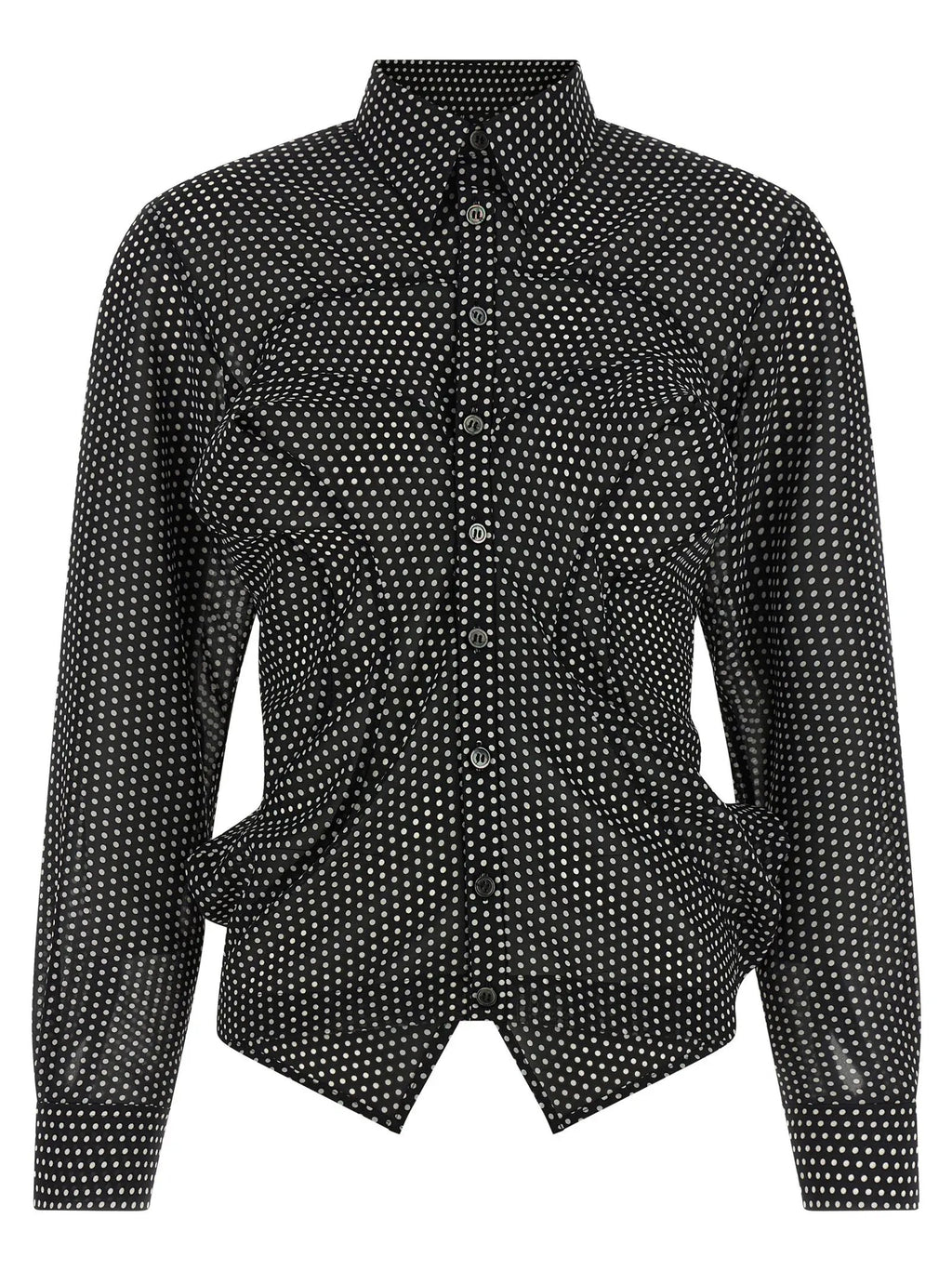 Junya Watanabe Bicolor Polyester Blouse