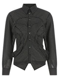 Junya Watanabe Bicolor Polyester Blouse