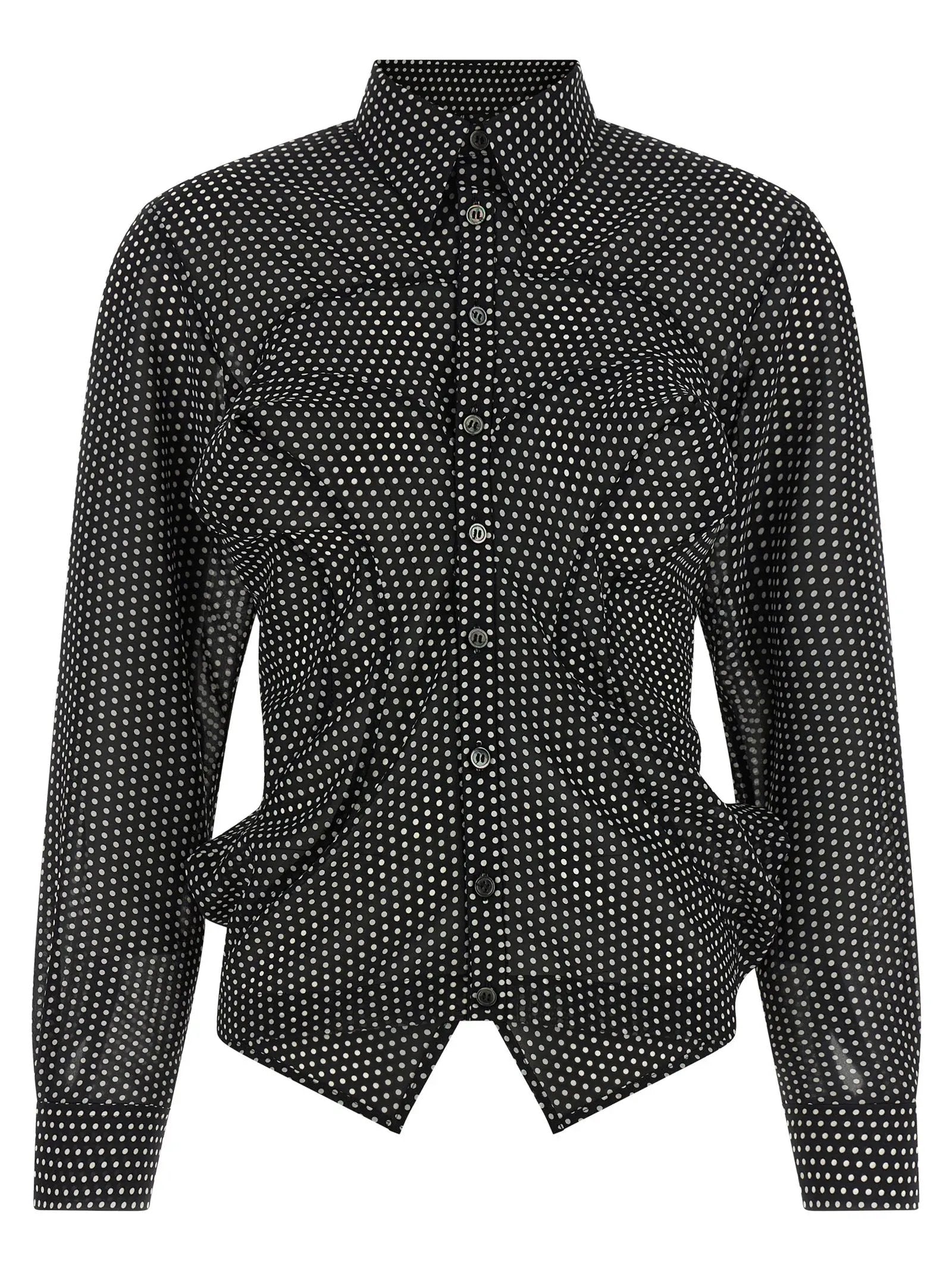 Junya Watanabe Bicolor Polyester Blouse