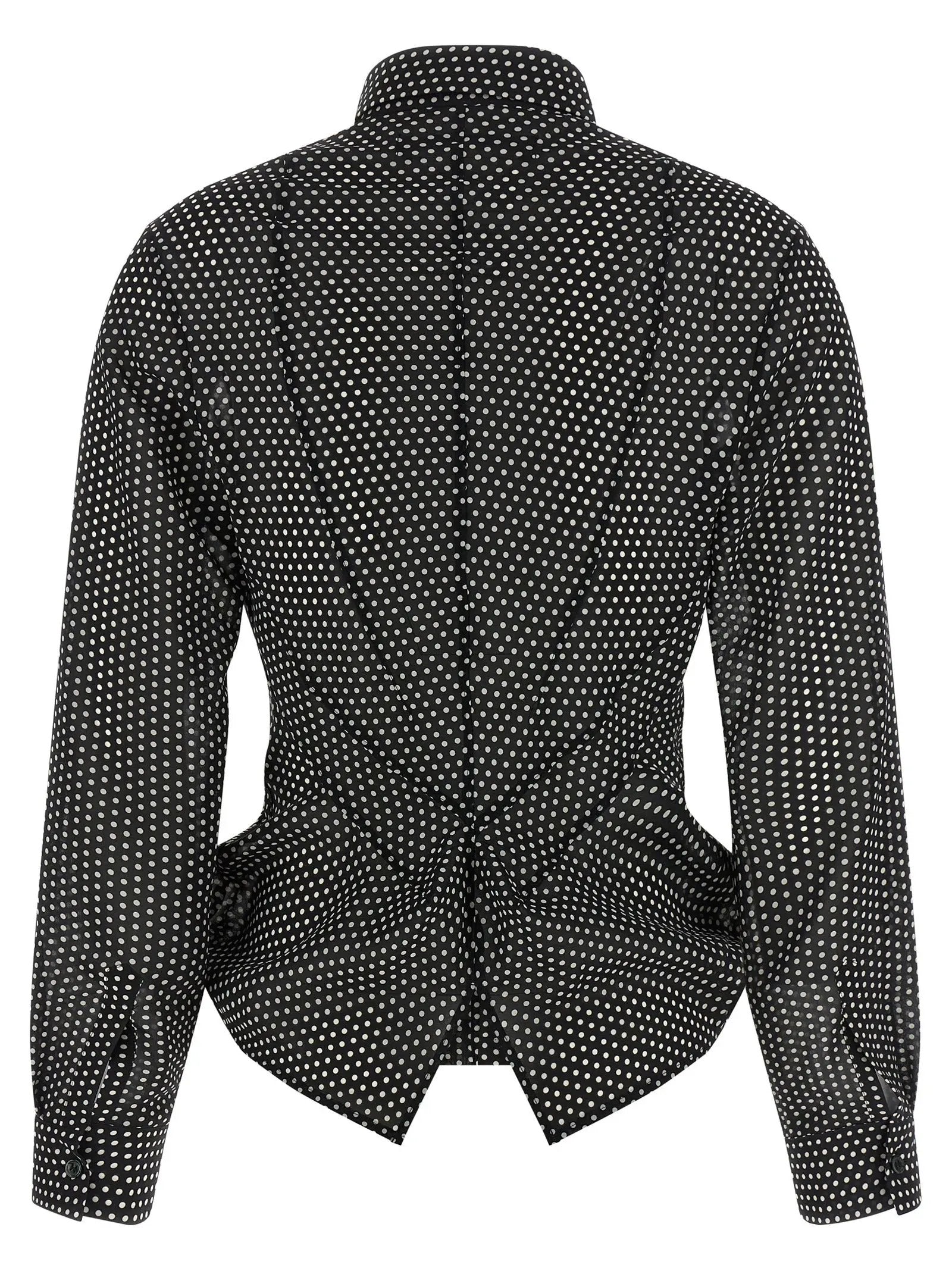 Junya Watanabe Bicolor Polyester Blouse