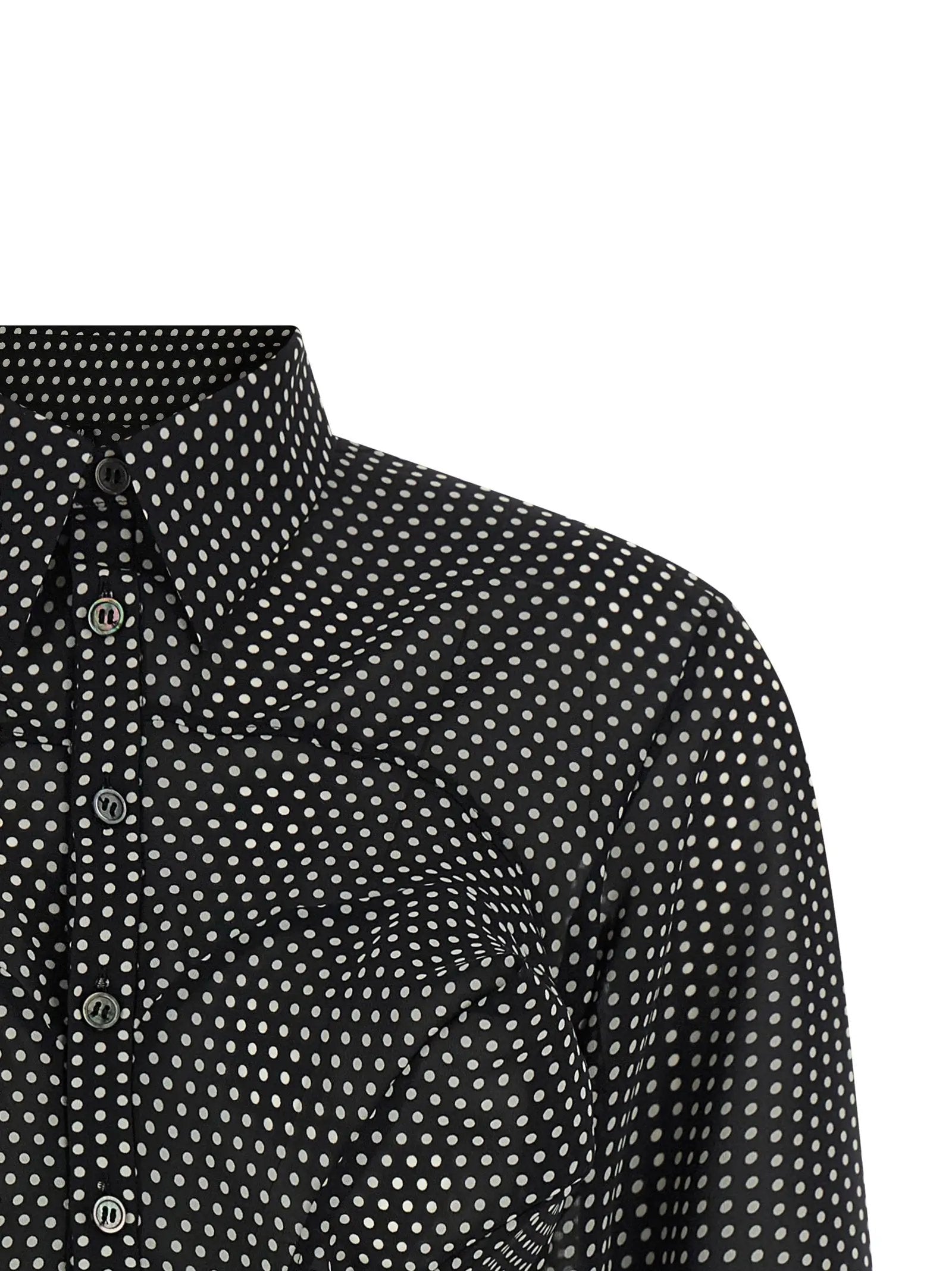 Junya Watanabe Bicolor Polyester Blouse
