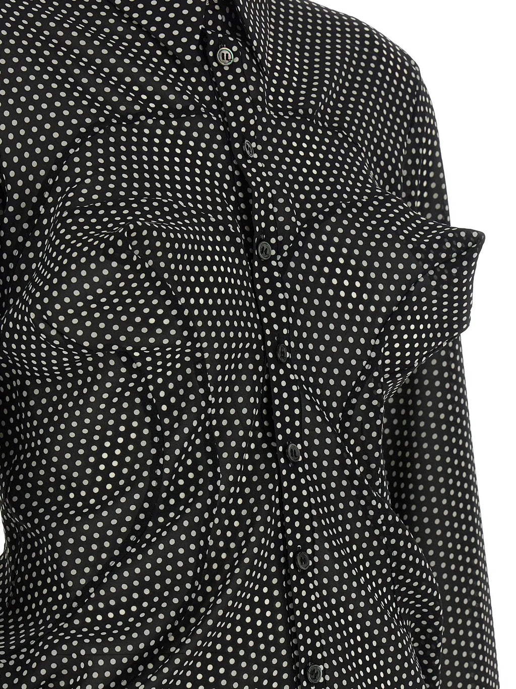 Junya Watanabe Bicolor Polyester Blouse