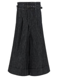 Junya Watanabe Black Cotton Bermuda Shorts