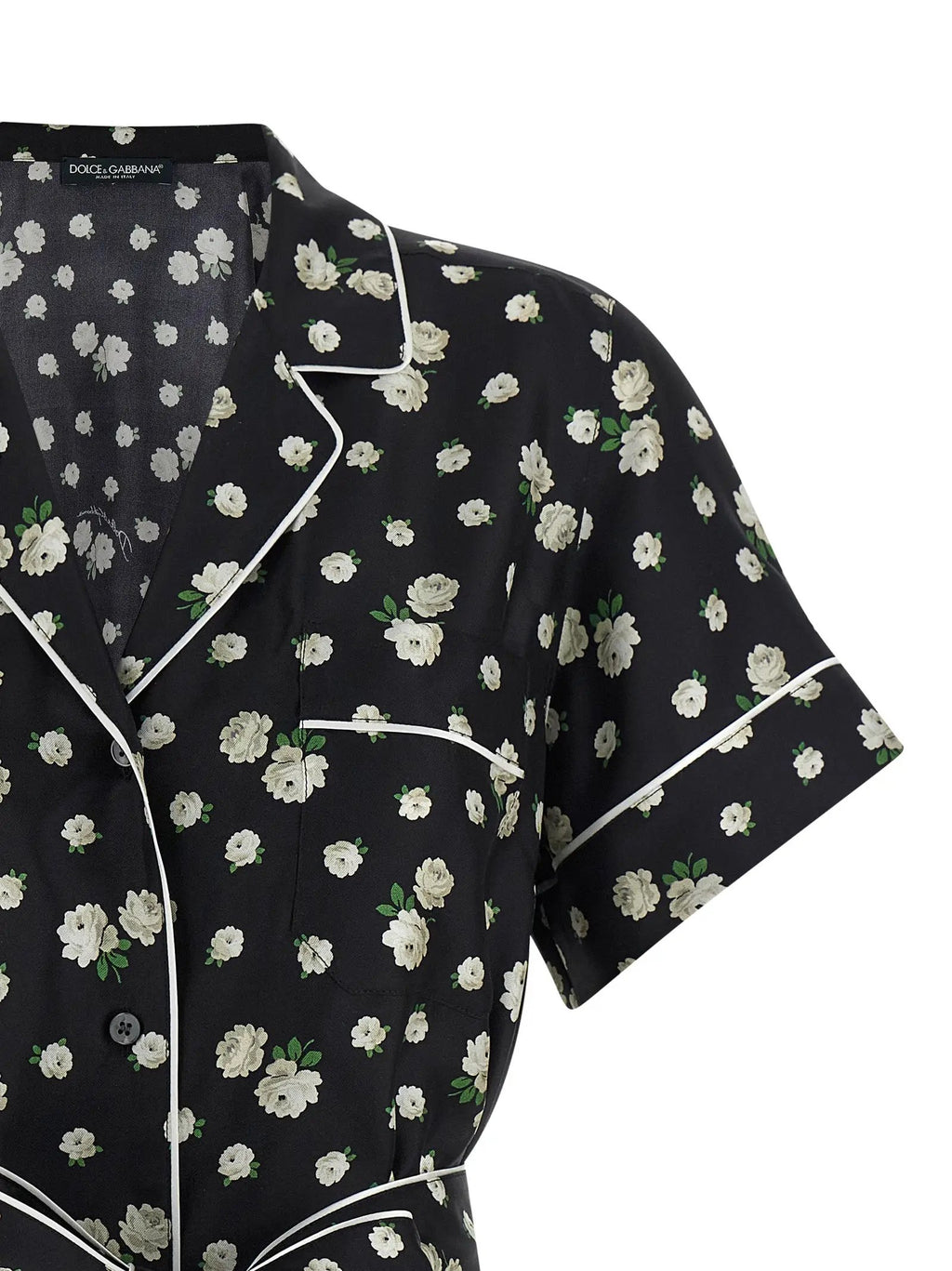 Dolce & Gabbana Black Silk Blouse