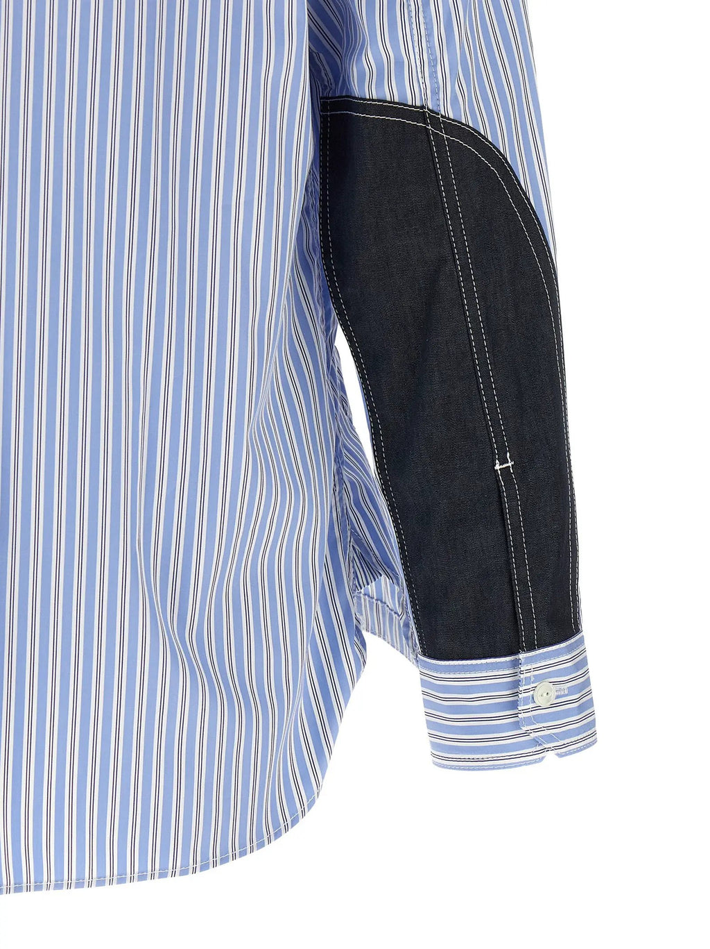 Junya Watanabe Blue Cotton Blouse