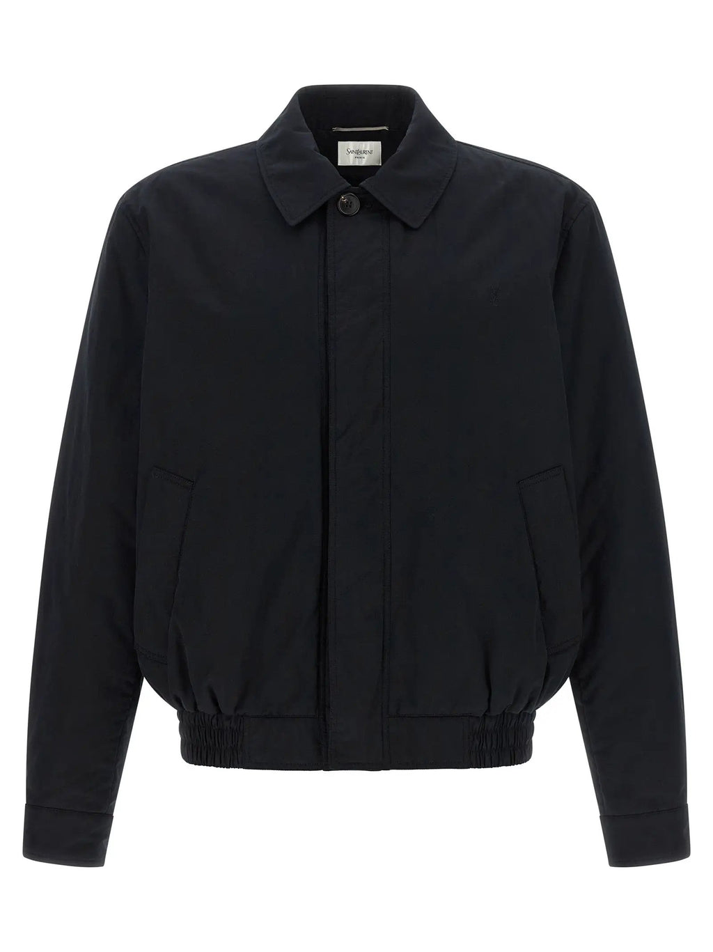 Saint Laurent Black Cotton Shell Jacket
