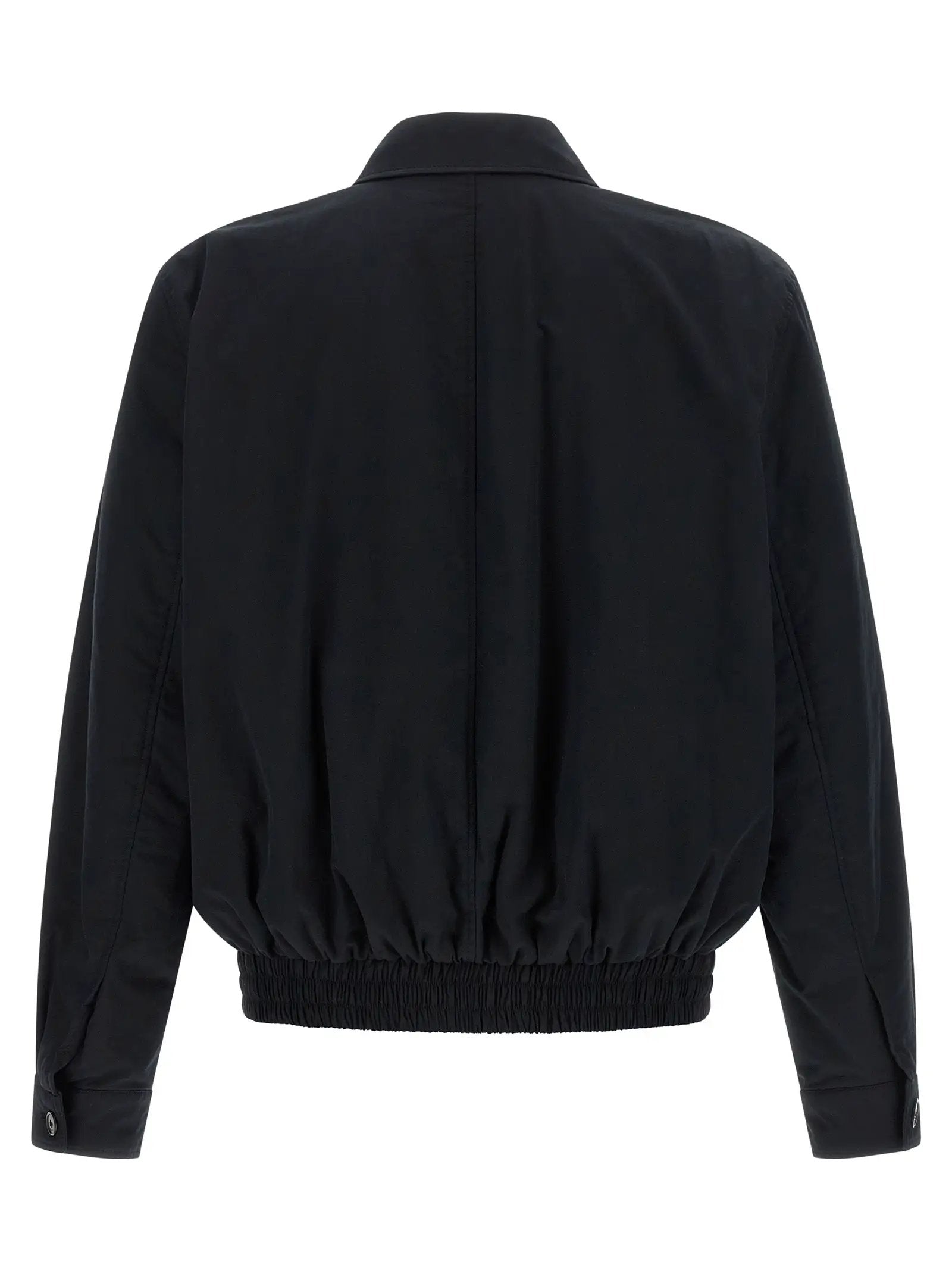 Saint Laurent Black Cotton Shell Jacket
