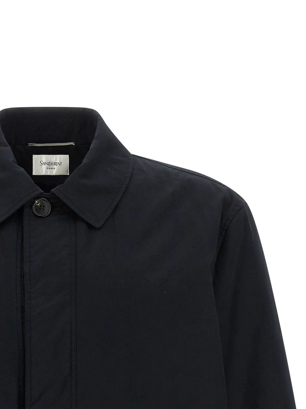 Saint Laurent Black Cotton Shell Jacket