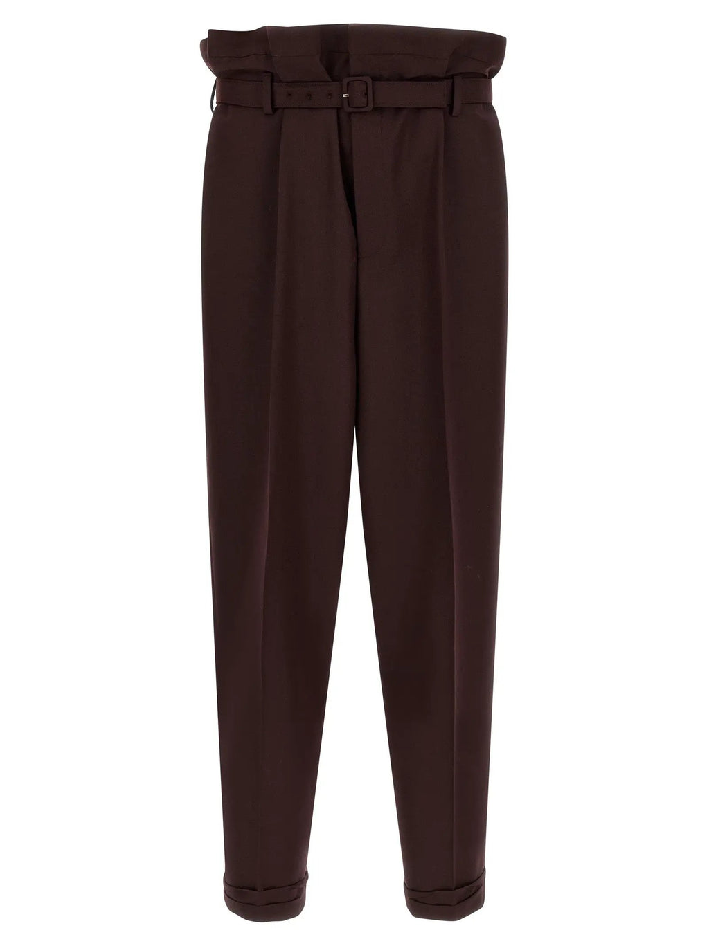 Saint Laurent Purple Wool Casual Pants