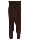 Saint Laurent Purple Wool Casual Pants