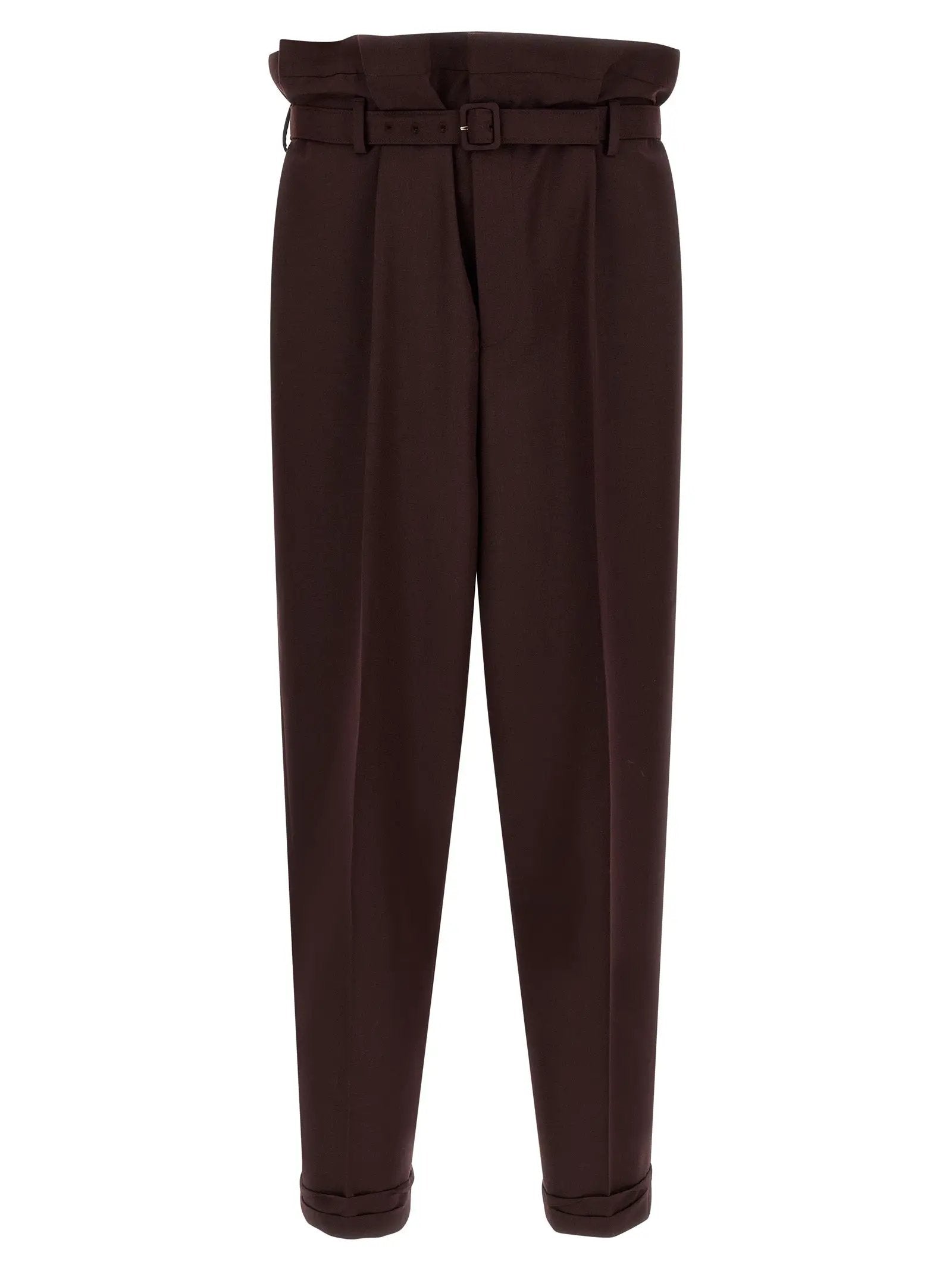 Saint Laurent Purple Wool Casual Pants