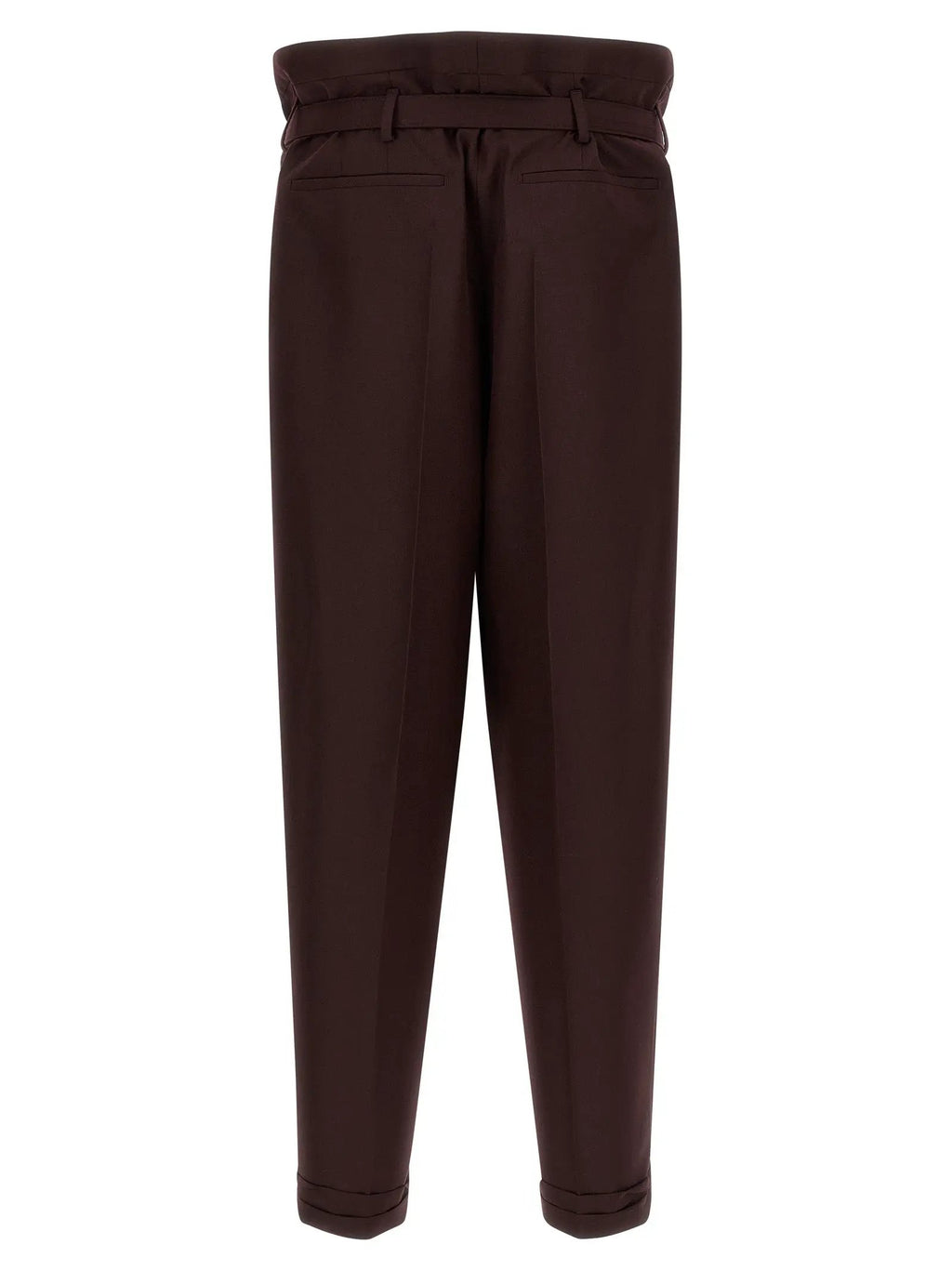 Saint Laurent Purple Wool Casual Pants