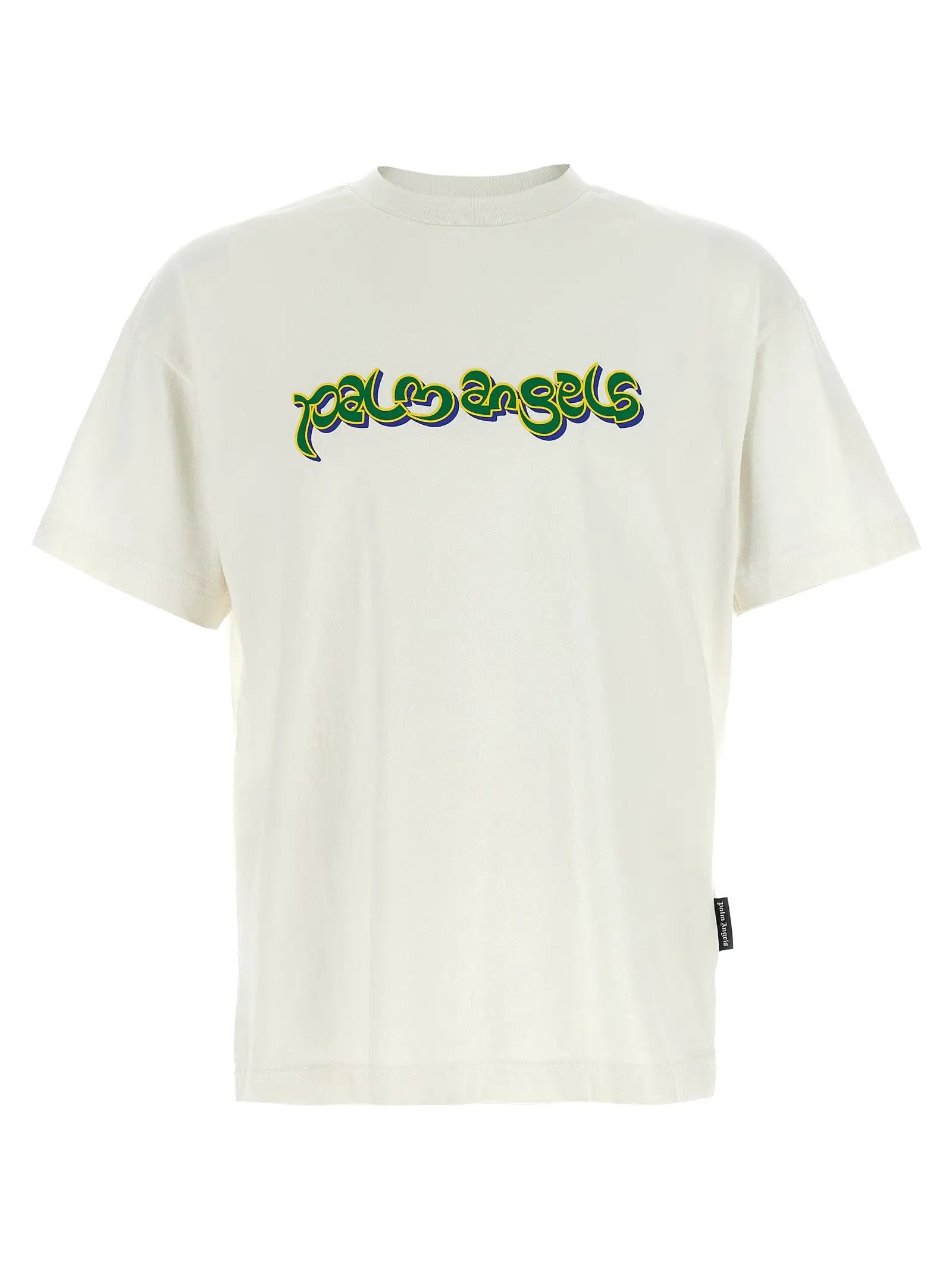 T-shirt en coton blanc Palm Angels