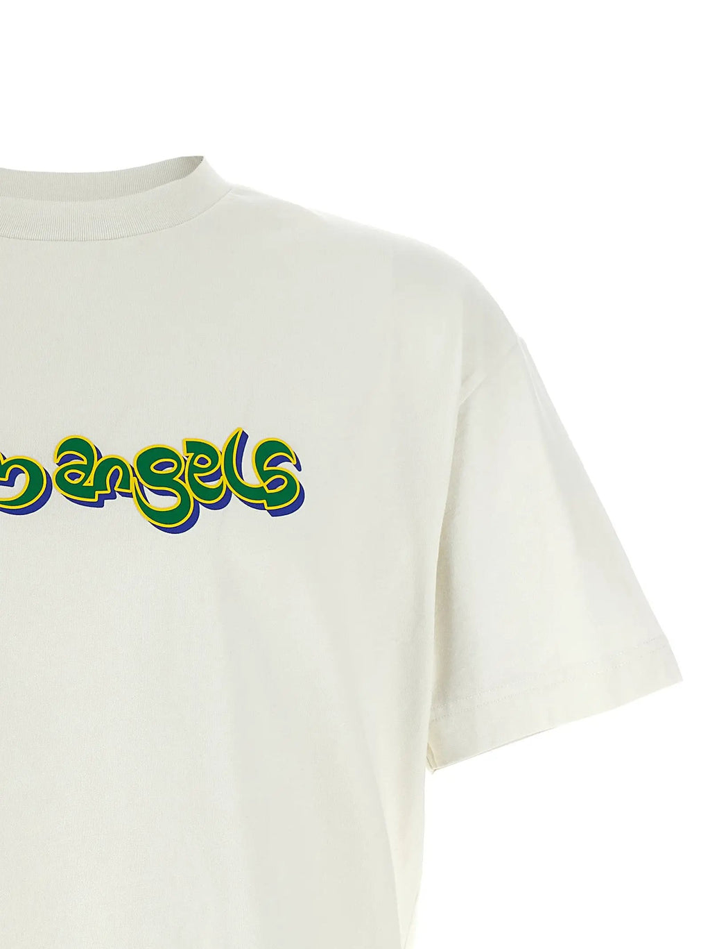 T-shirt en coton blanc Palm Angels