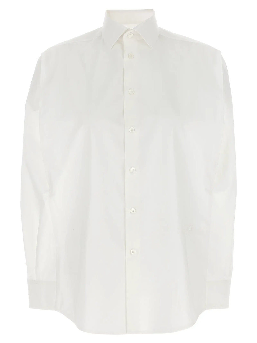 MM6 Maison Margiela White Cotton Blouse