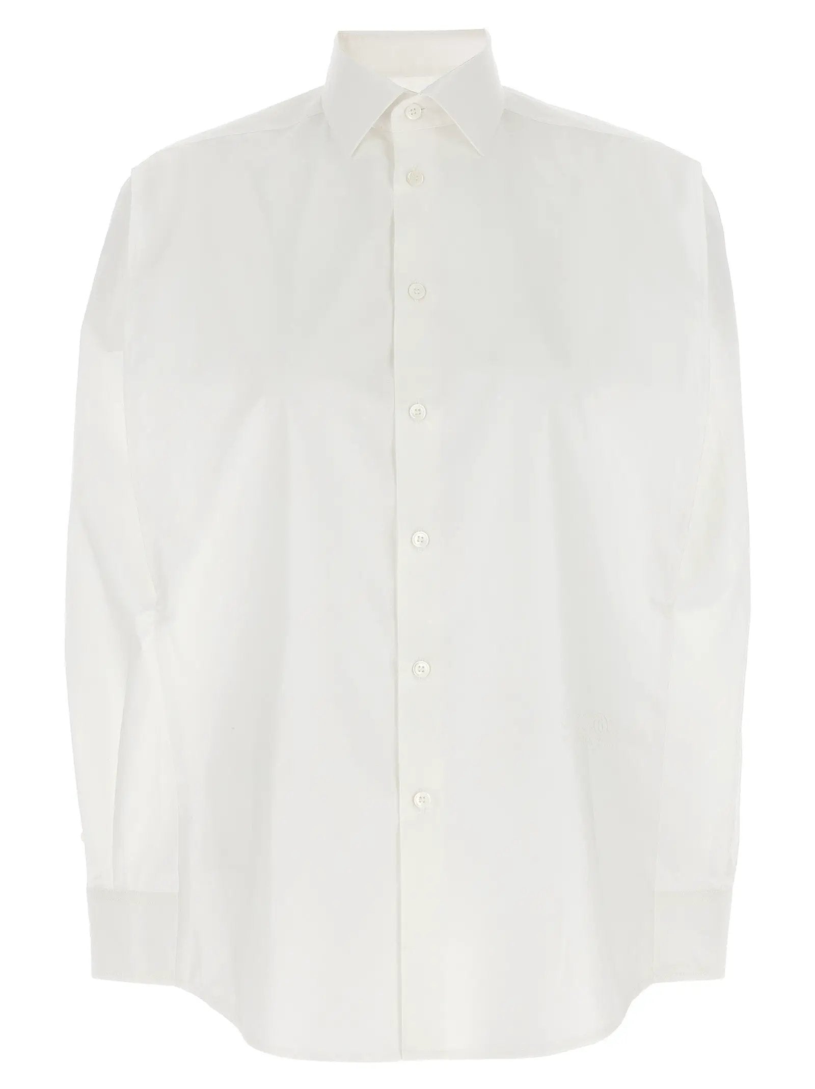MM6 Maison Margiela White Cotton Blouse
