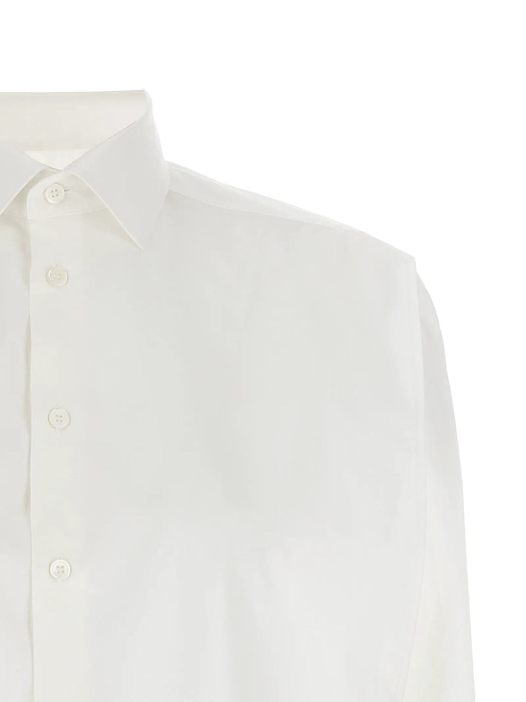 MM6 Maison Margiela White Cotton Blouse