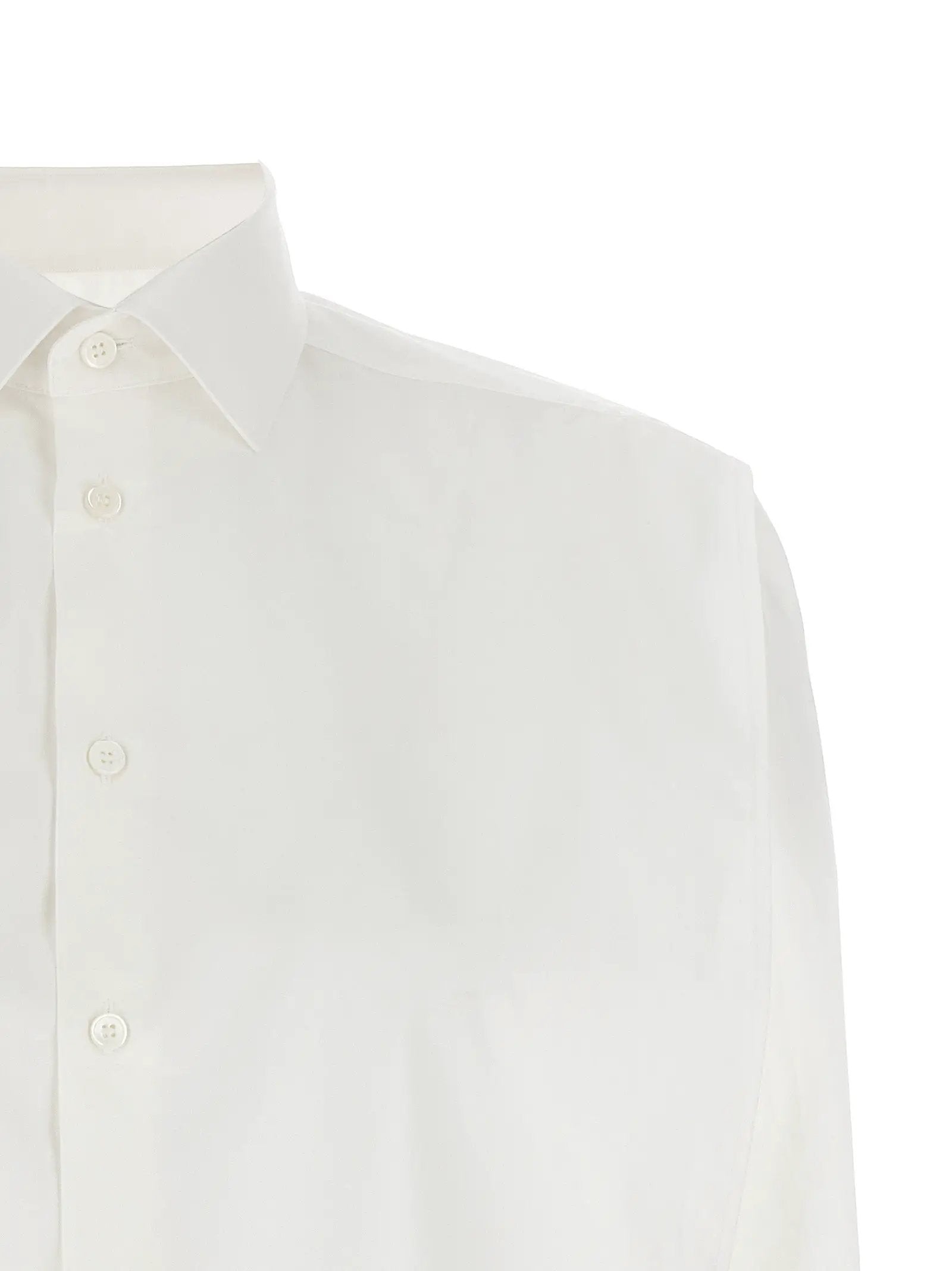 MM6 Maison Margiela White Cotton Blouse