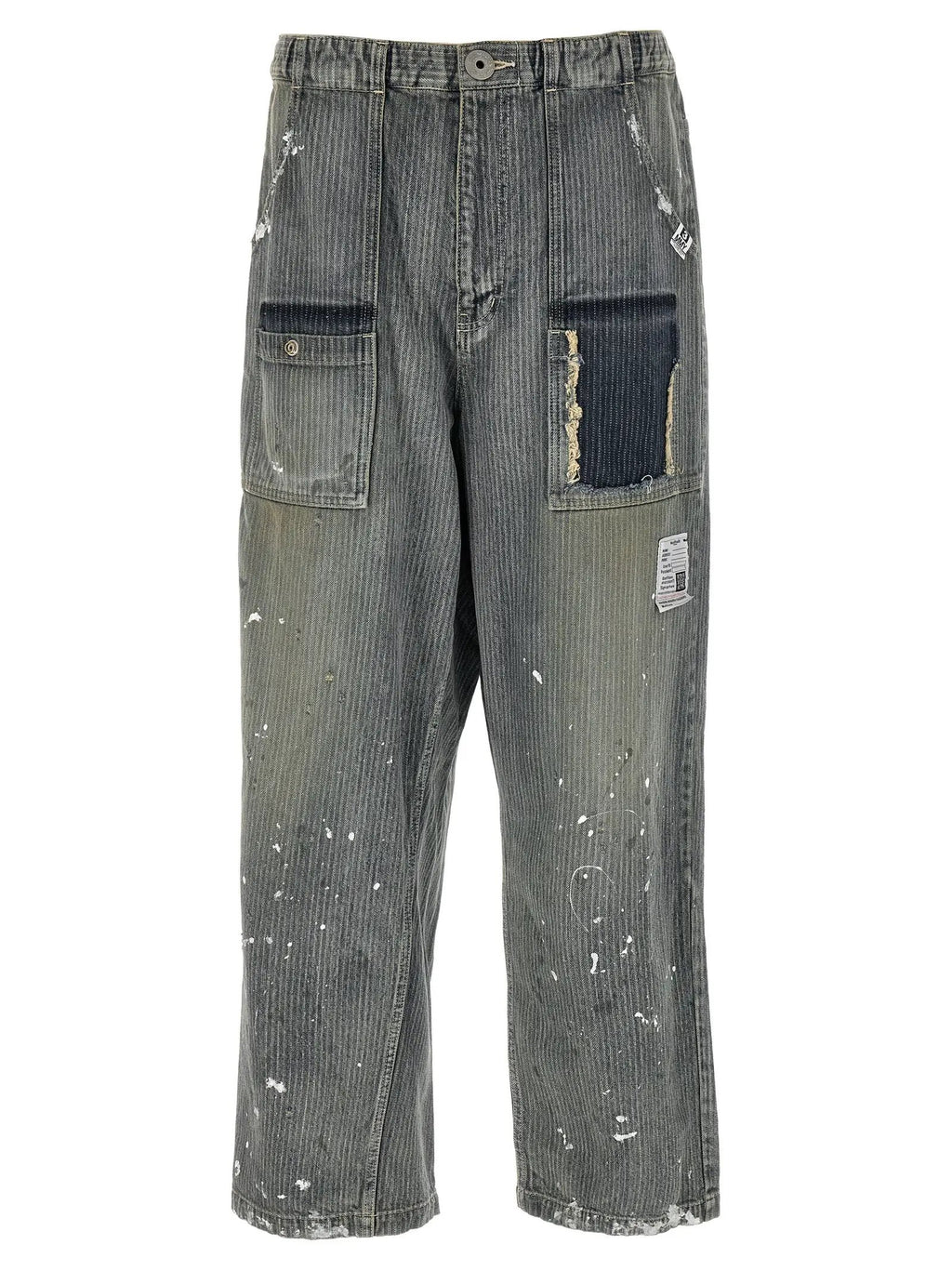 Maison Mihara Yasuhiro Blue Cotton Tapered Jeans