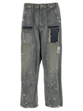 Maison Mihara Yasuhiro Blue Cotton Tapered Jeans