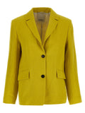 'S Max Mara Bicolor Linen Blazer