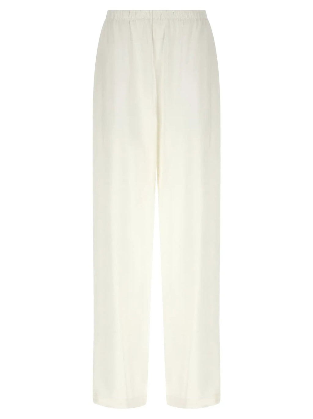 Max Mara White Linen Casual Pants