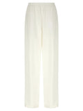 Max Mara White Linen Casual Pants