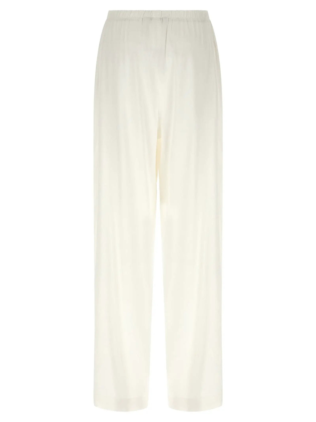 Max Mara White Linen Casual Pants