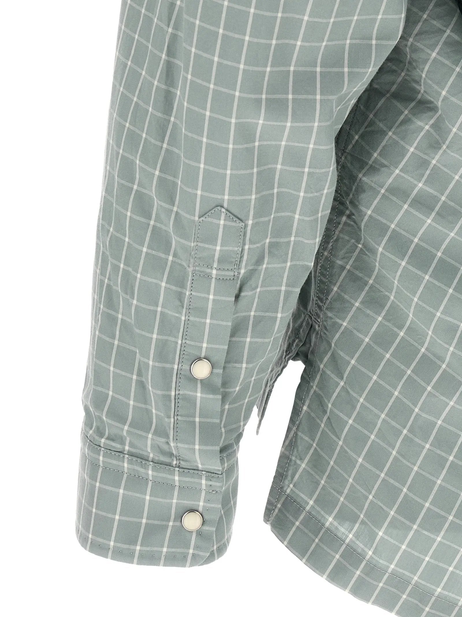 Maison Mihara Yasuhiro Blue Cotton Blouse