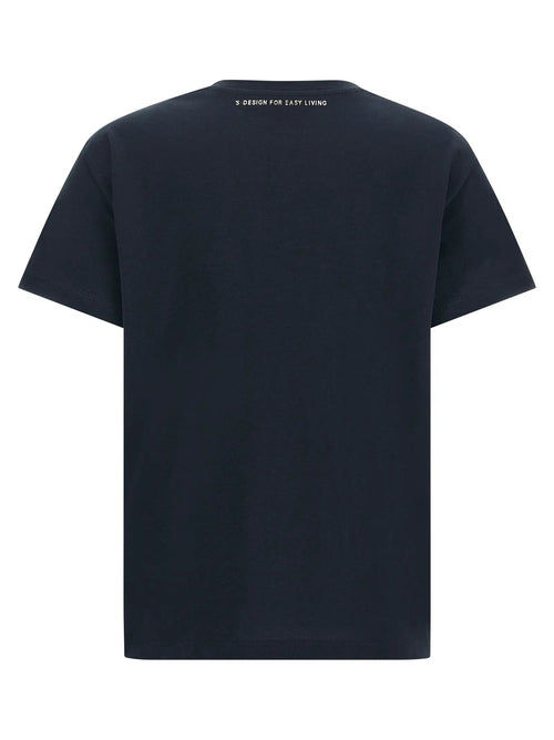 T-shirt en coton bleu 'S Max Mara