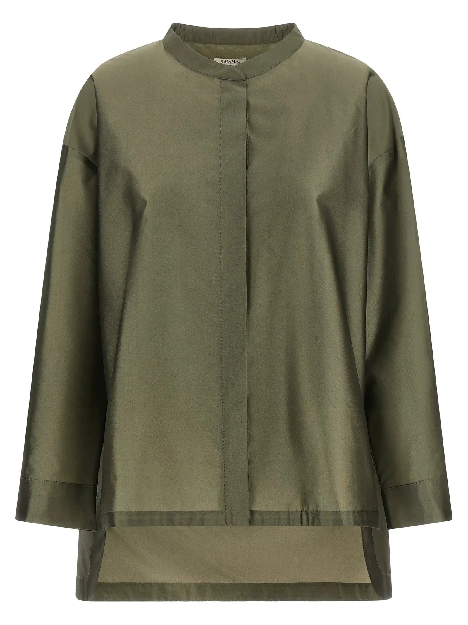 'S Max Mara Bicolor Polyester Blouse