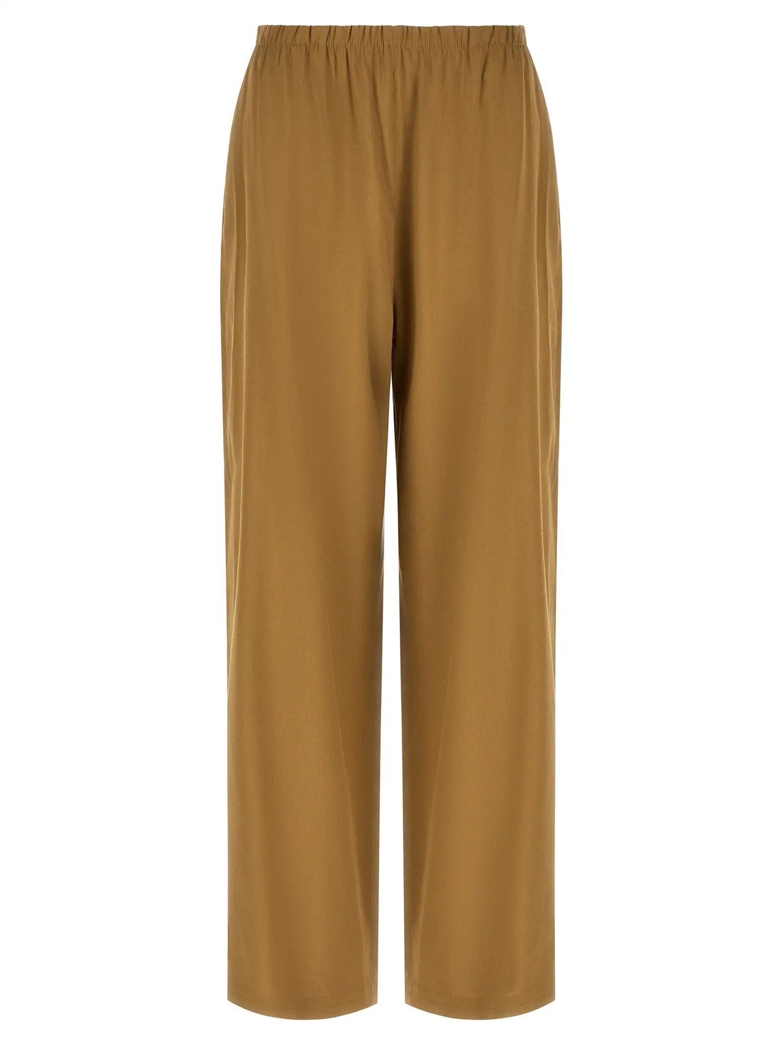 Max Mara Beige Linen Casual Pants