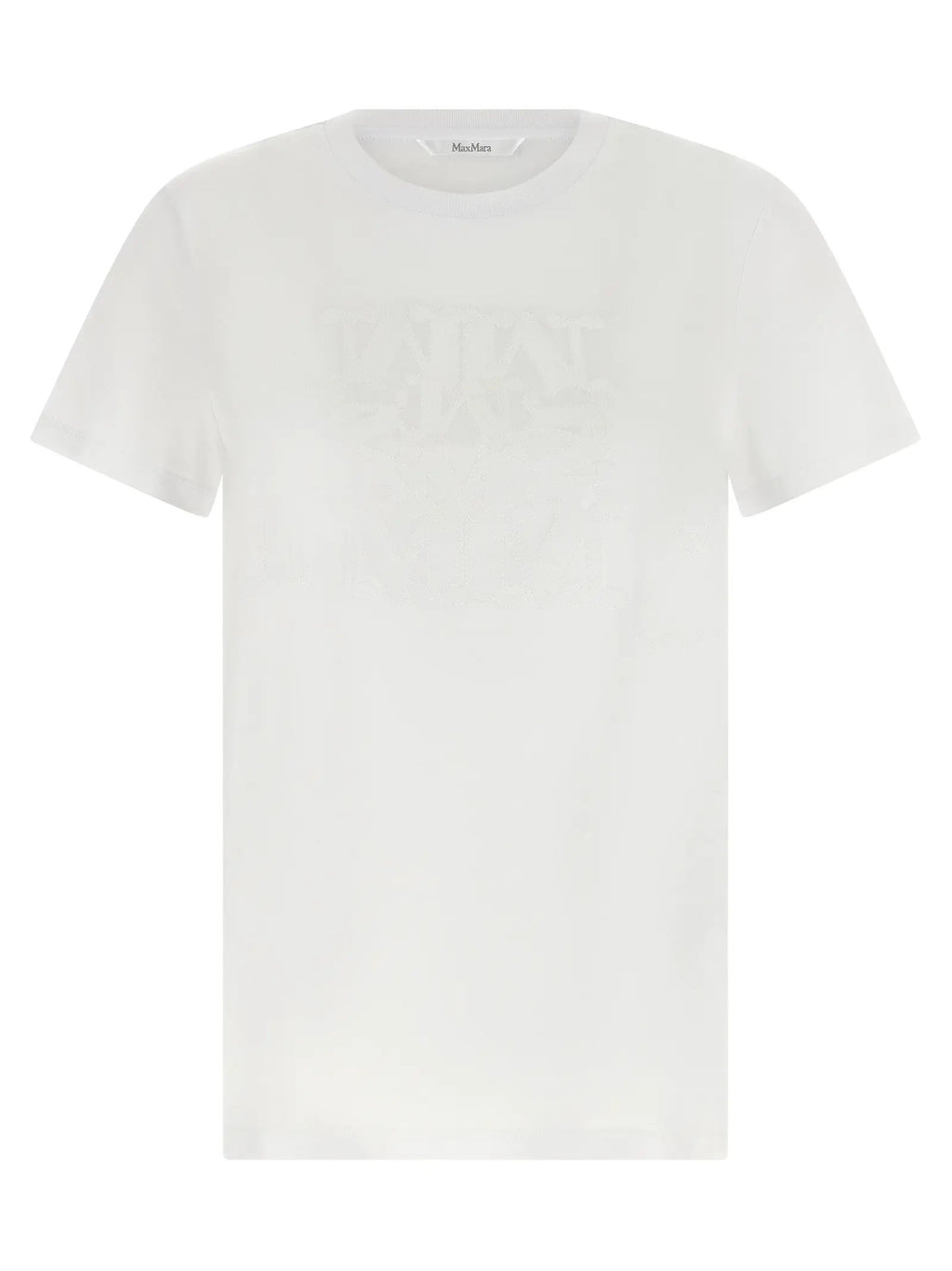 Max Mara White Cotton T-Shirt