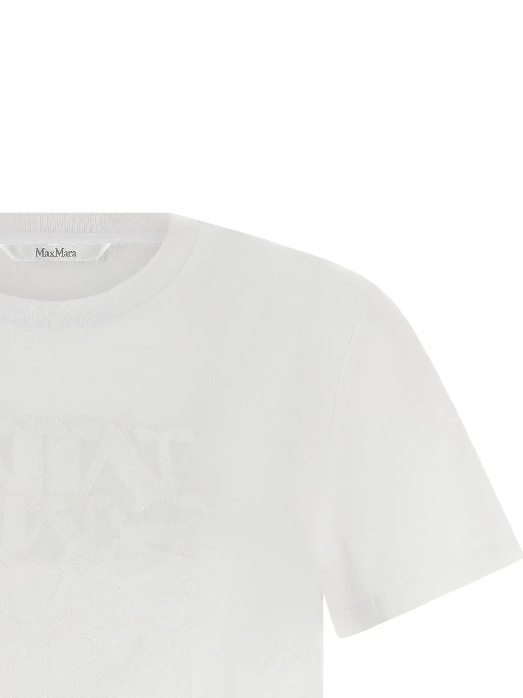 Max Mara White Cotton T-Shirt