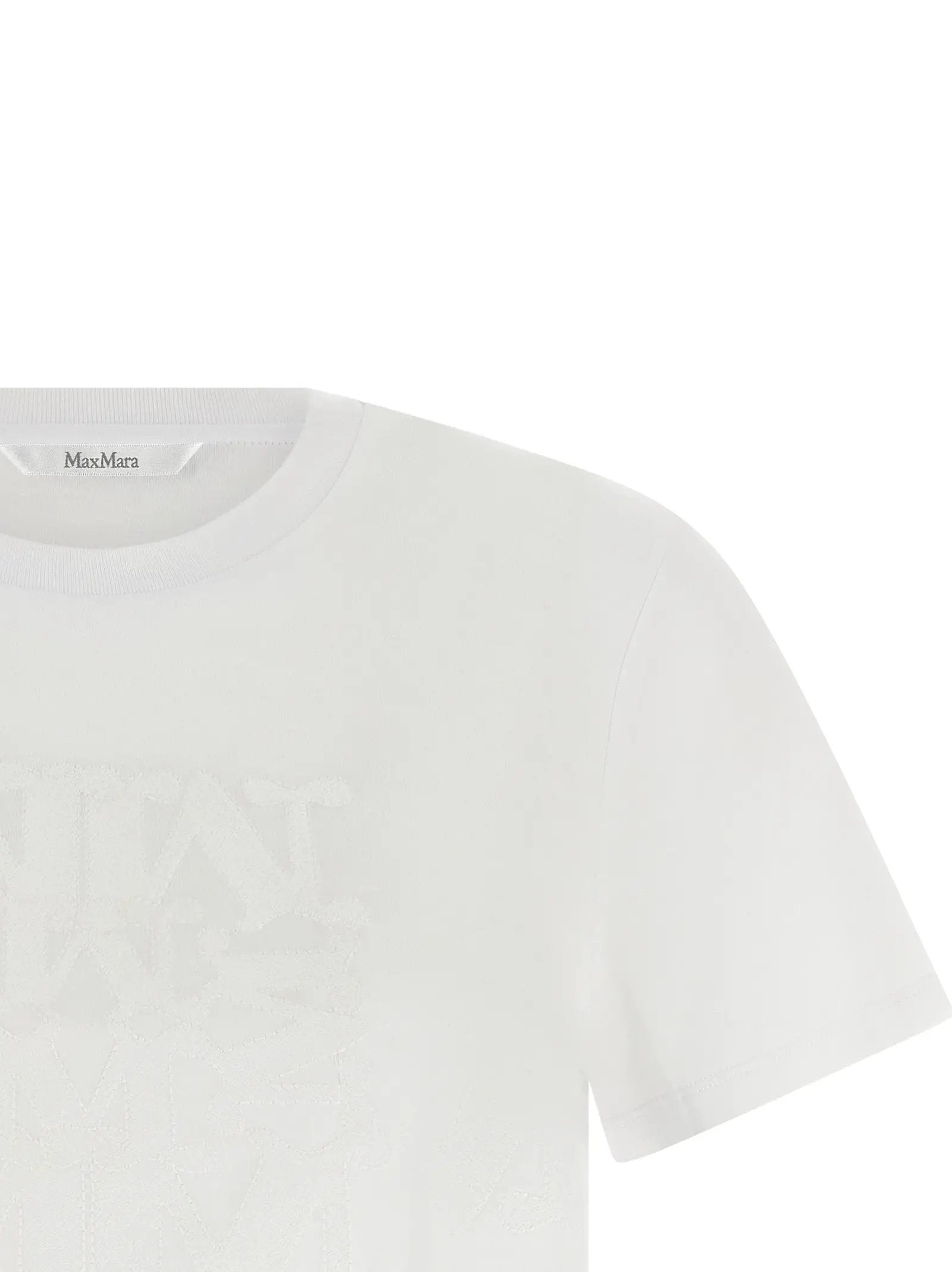 Max Mara White Cotton T-Shirt