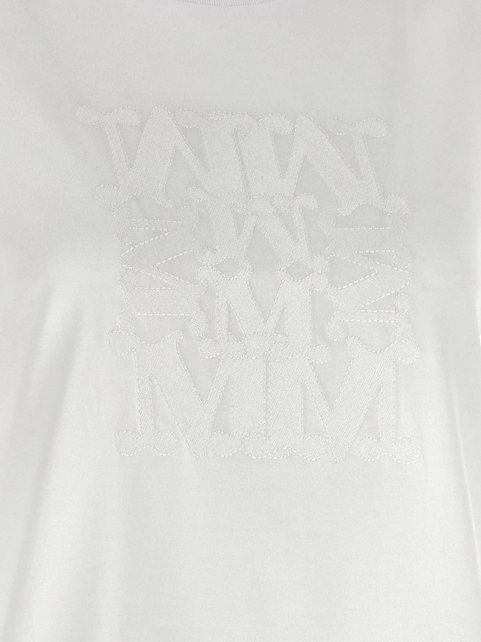 Max Mara White Cotton T-Shirt
