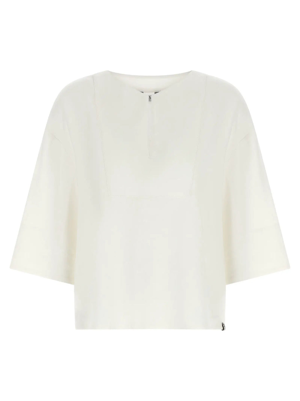 Max Mara White Linen Blouse
