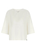 Max Mara White Linen Blouse