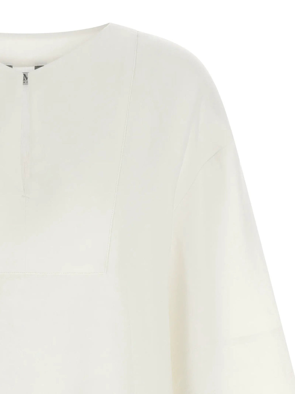 Max Mara White Linen Blouse