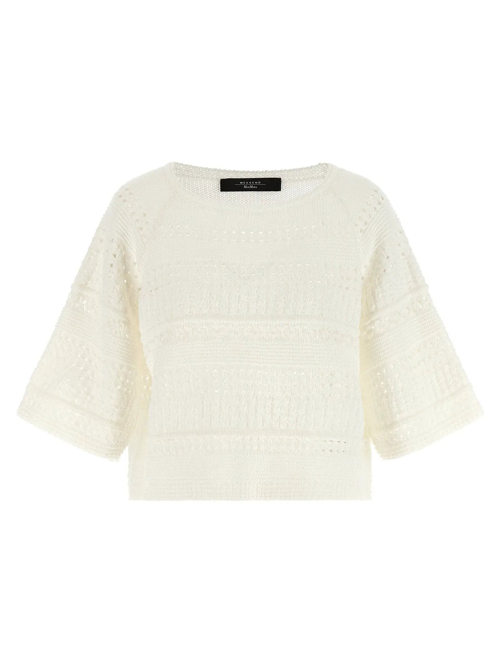 Max Mara White Cotton Cardigan